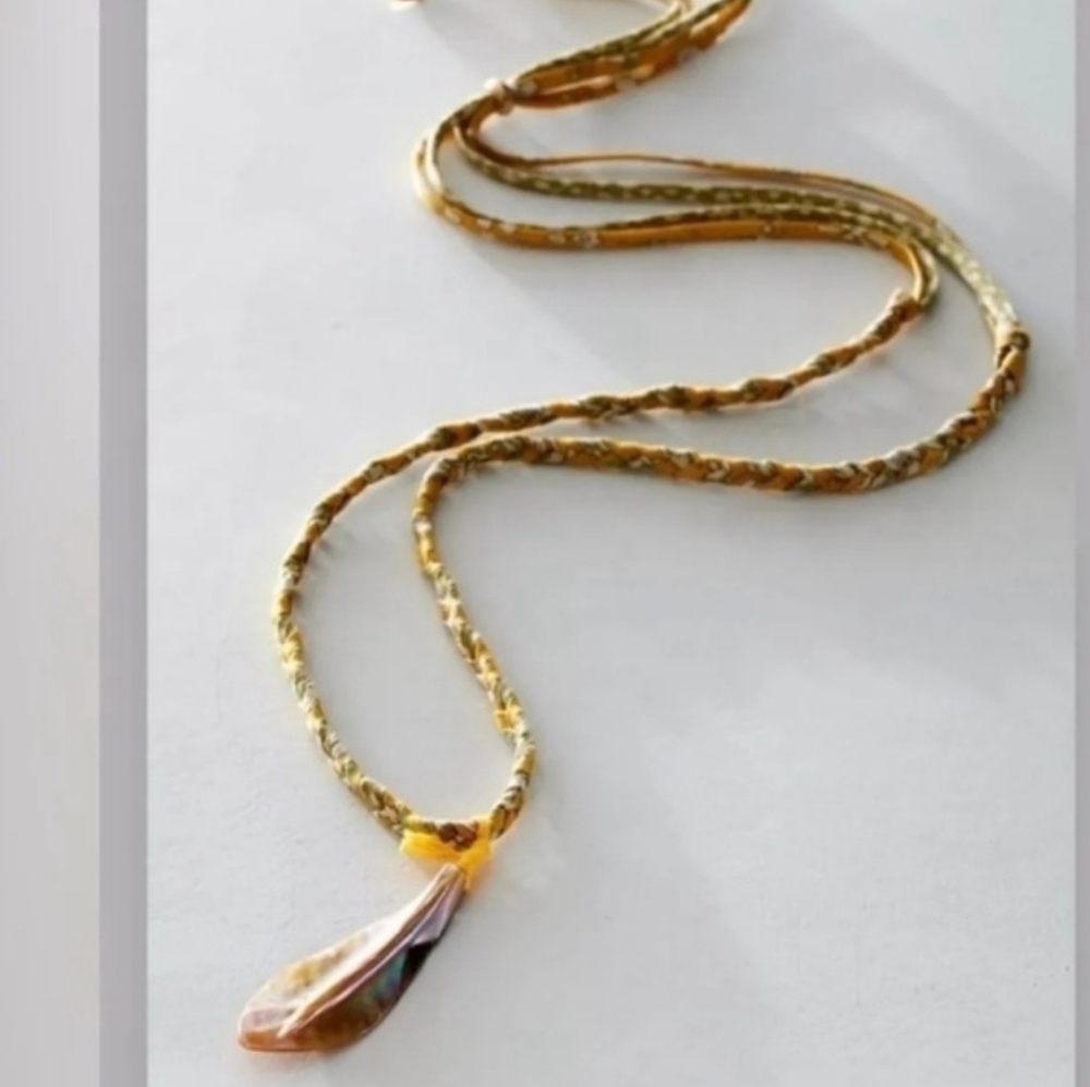 FREE PEOPLE × Ariana Ost Boho Pendant Necklace NWOT